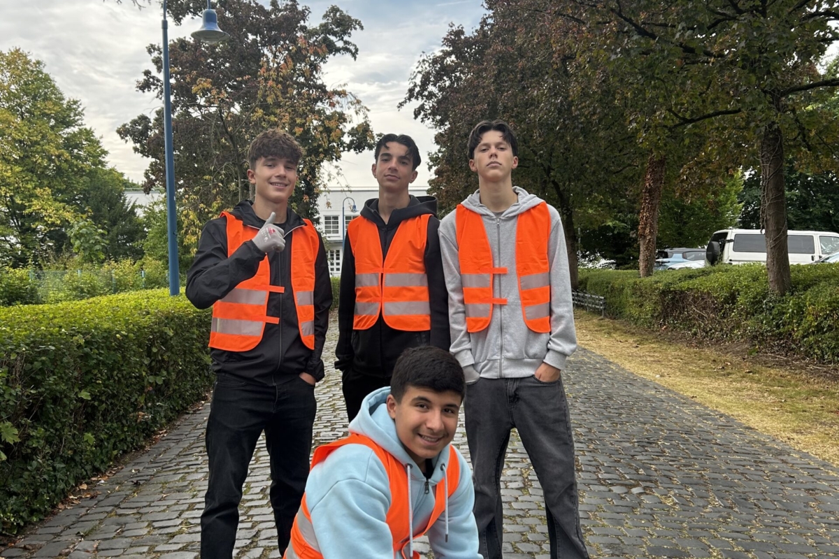 Unsere Schule bei „Wir sammeln! Gemeinsam für ein sauberes Bielefeld“