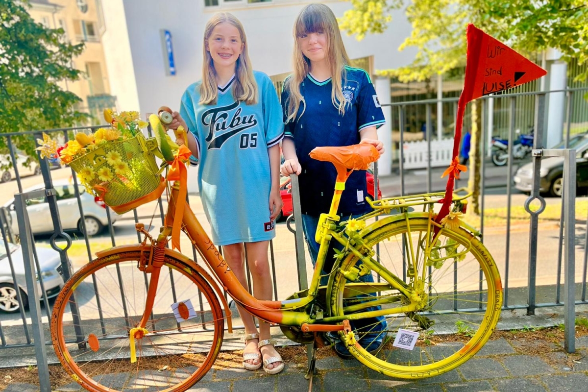 Juhu, unser Luisen-Fahrrad ist da!