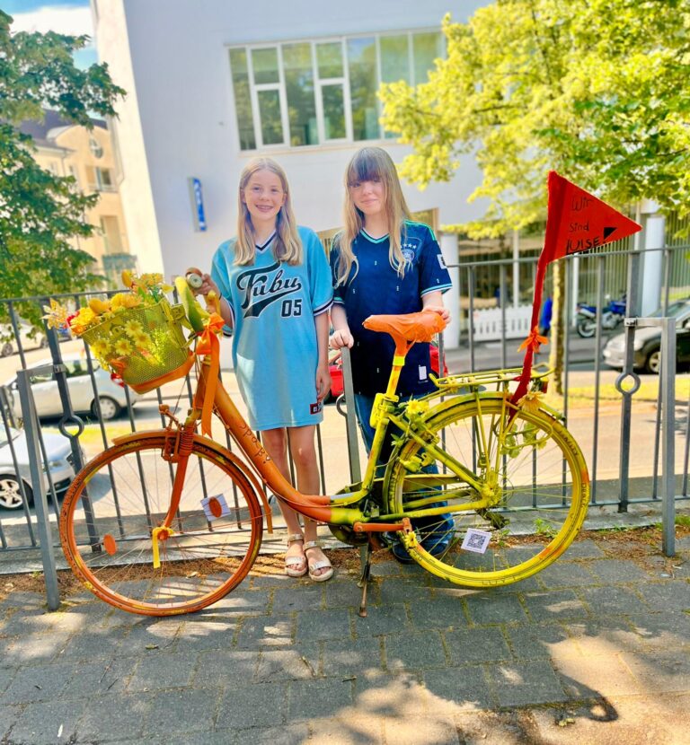 Juhu, unser Luisen-Fahrrad ist da!