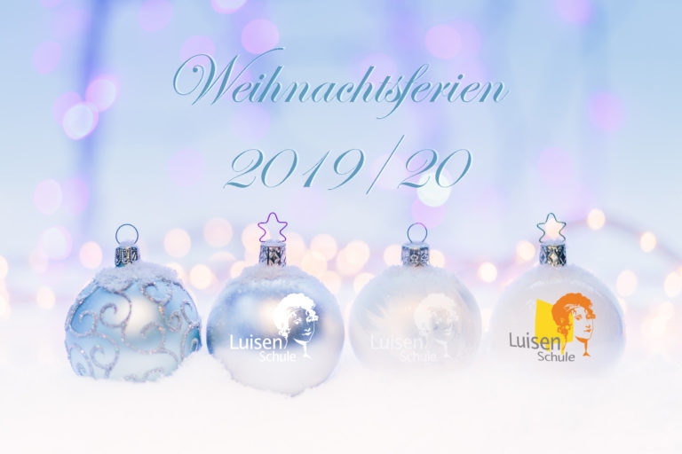 Weihnachtsferien 2019/20